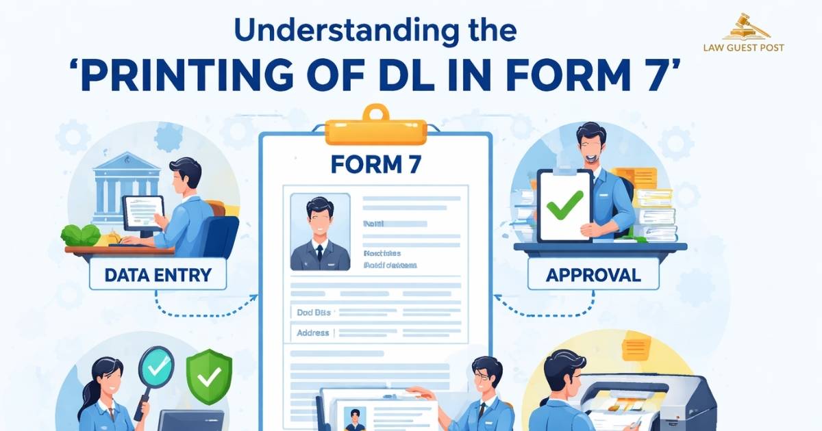printing of DL in Form 7